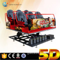 2016 New Technology Hydraulic/Electronic system 5d movie theater 6 dof platform 9 seats 5d cinema